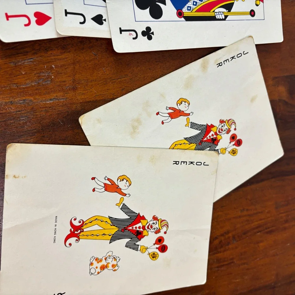 Vintage Disney Jumbo Playing Cards‎ Sorcerer Mickey Disneyland Walt Disney World
